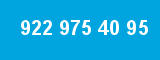 922 975 40 95 922 975 40 95
